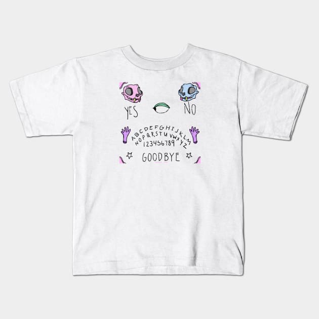 Ouija Kids T-Shirt by mena rae